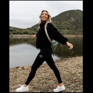 Sand Cloud Black Eco Pocket Leggings